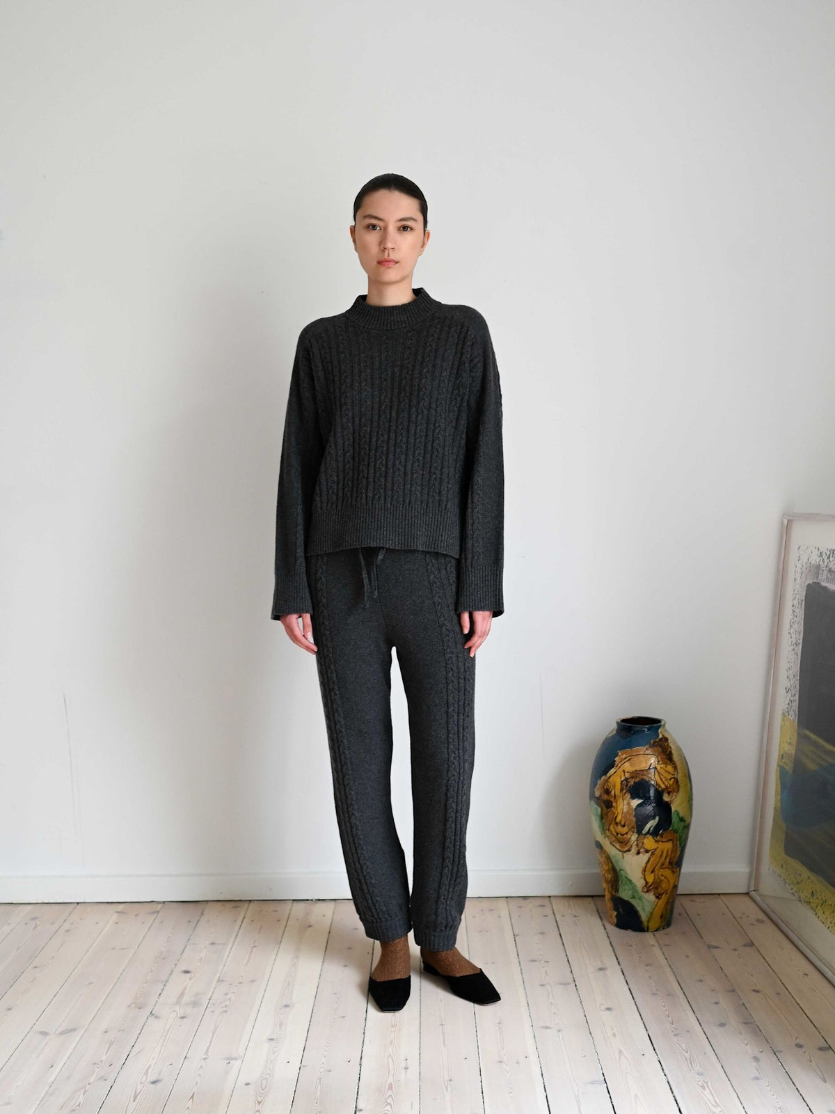 Ivalo Cashmere Trousers Grey