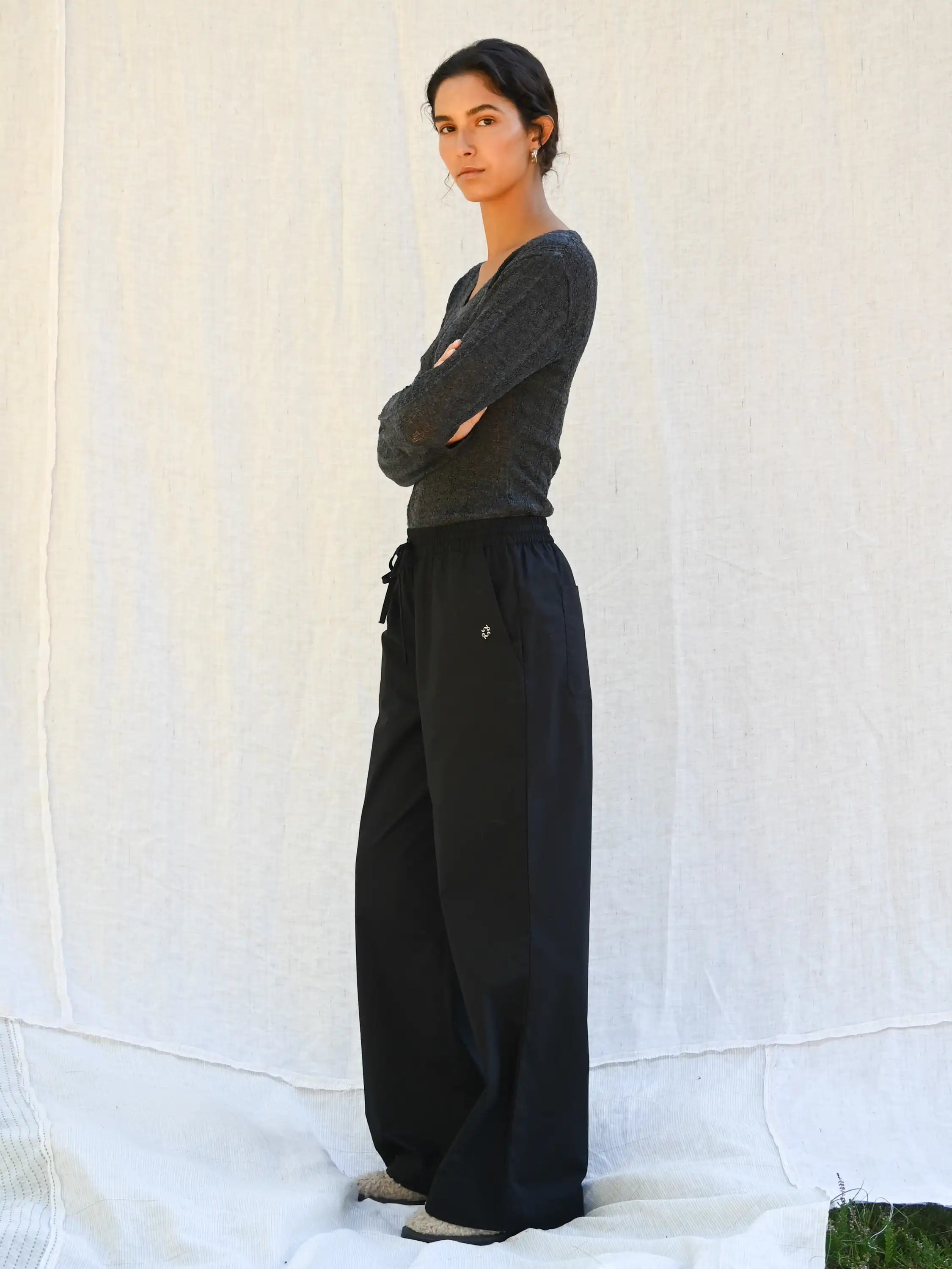 Magda Black Trousers