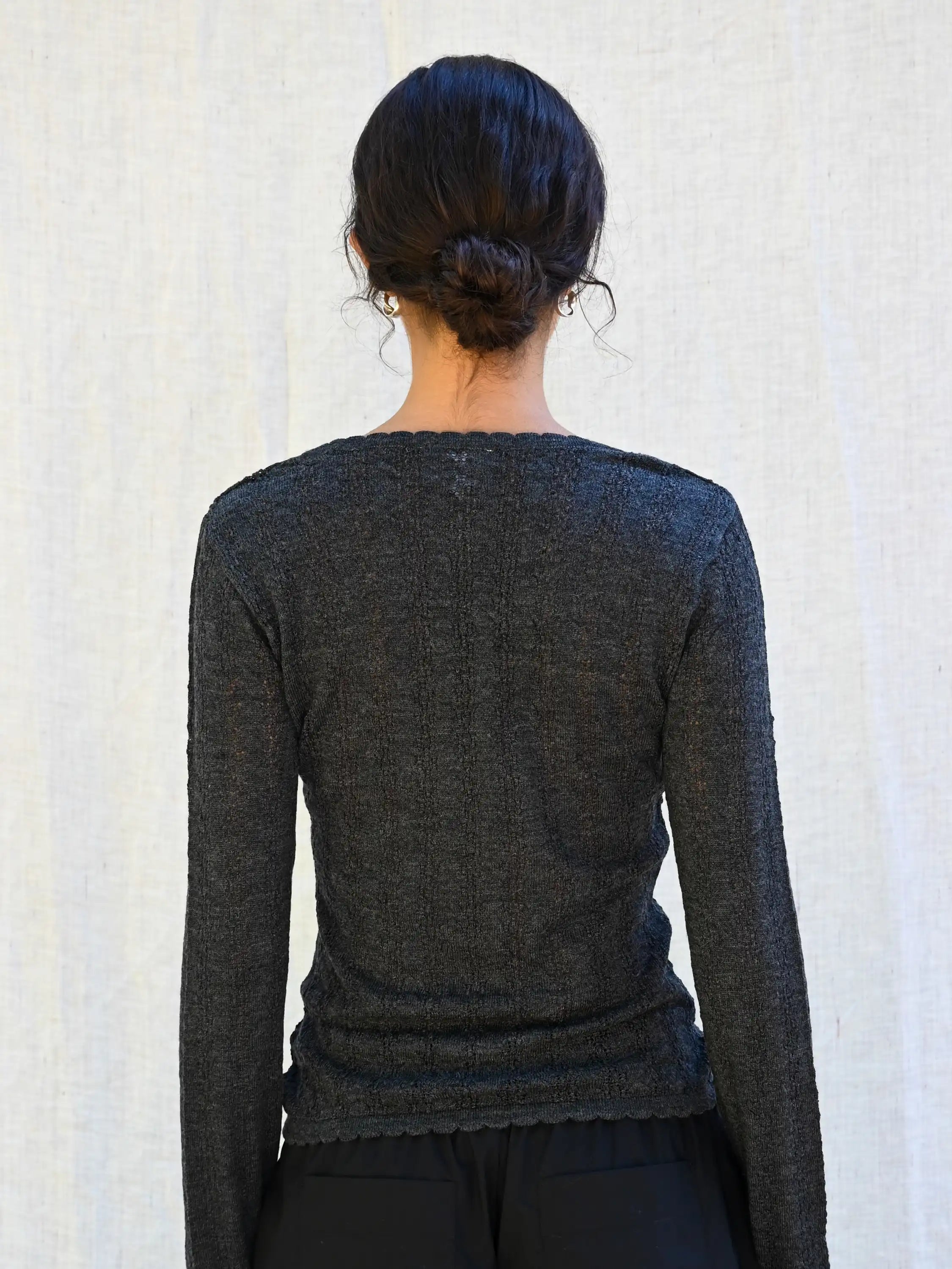 Nellie Wool LS Blouse