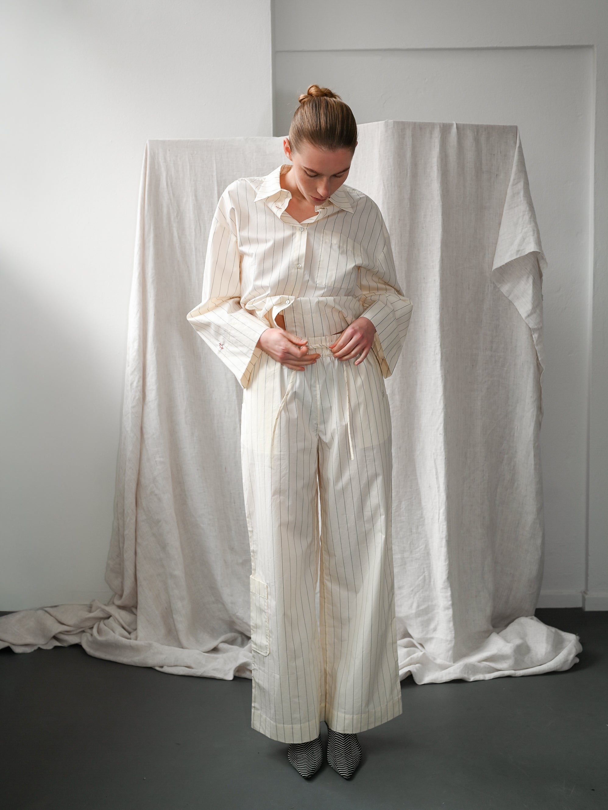 Dagny LS Pinstripe Shirt