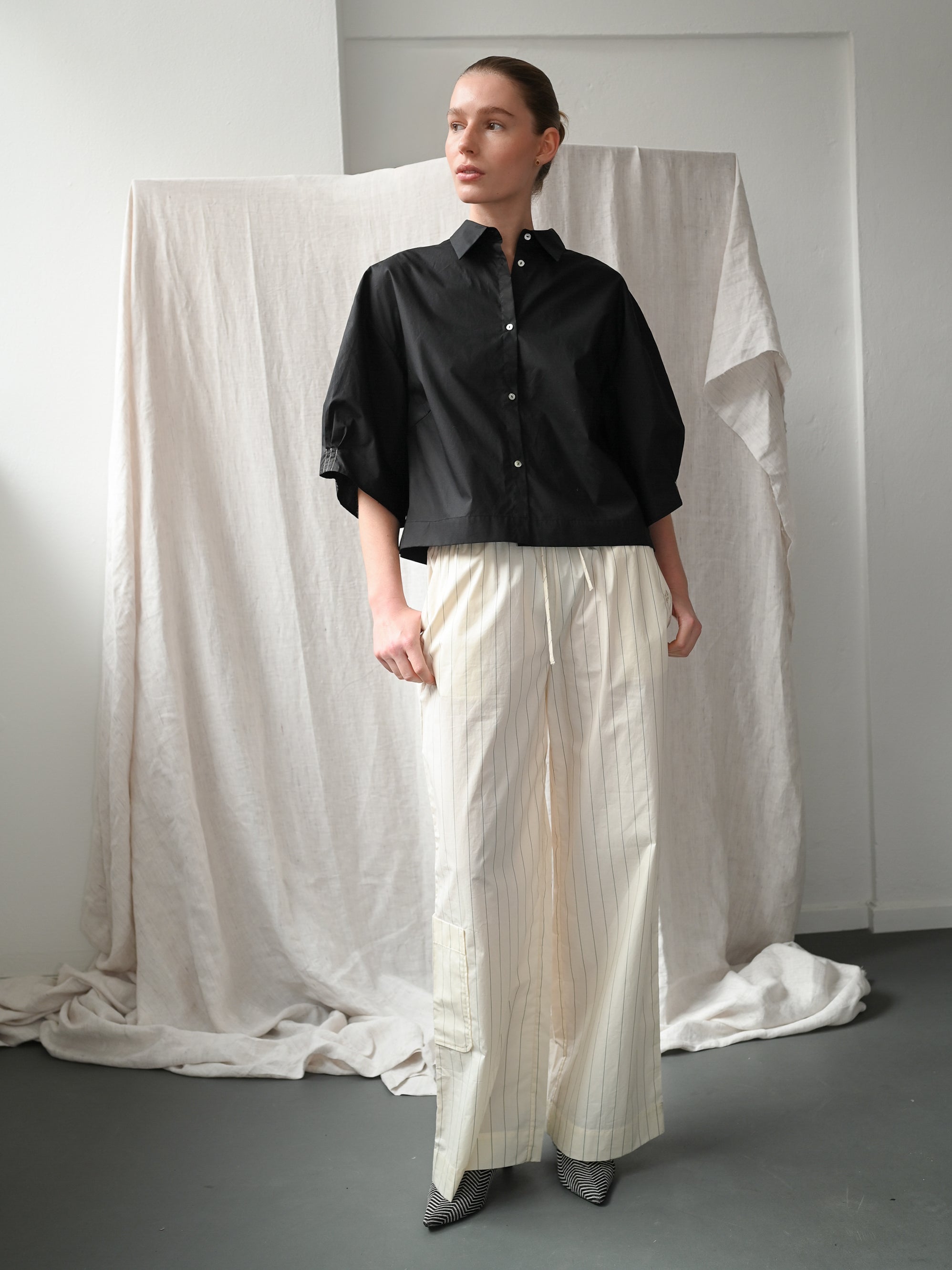 Eloise Short  Black Shirt