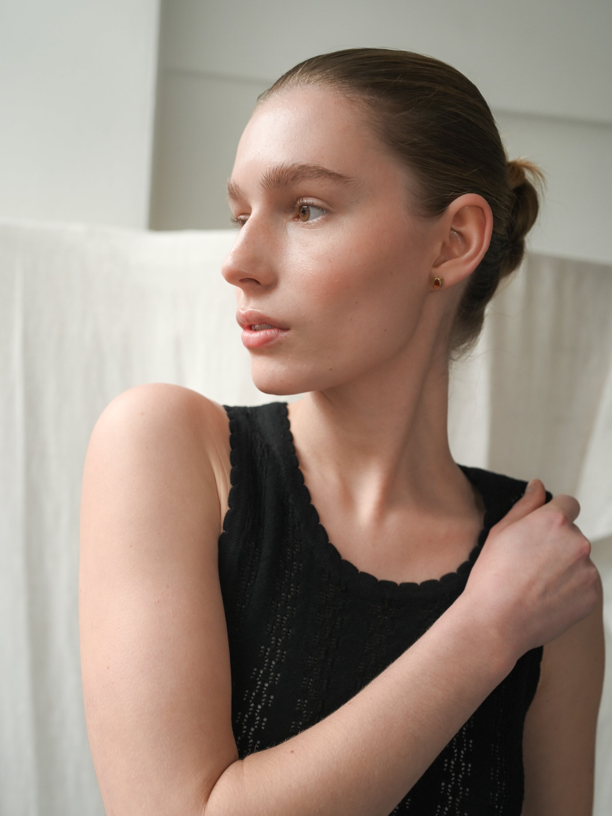 Nellie Knit Black Tank Top