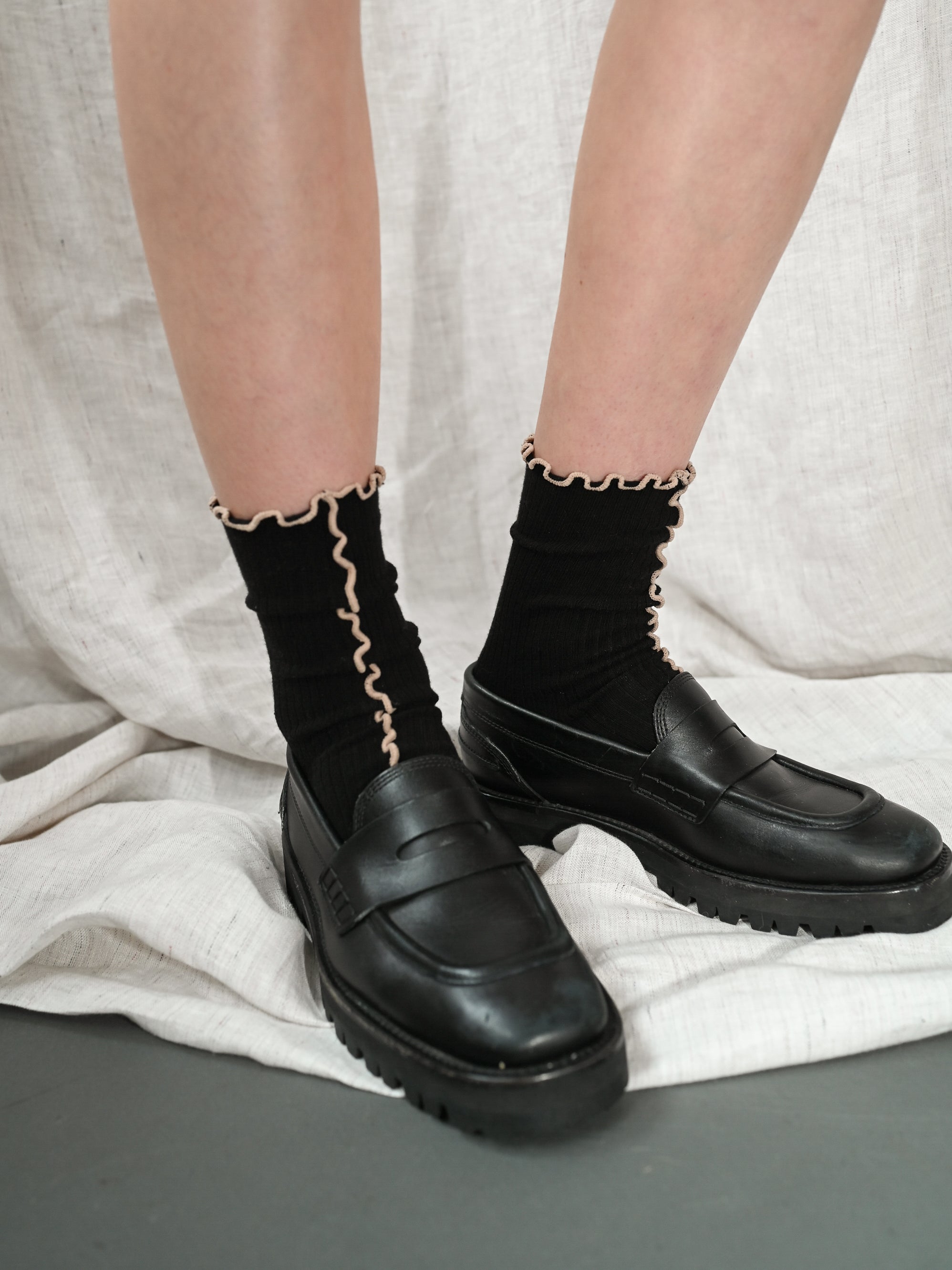 Kusama Socks Black - 2 pack