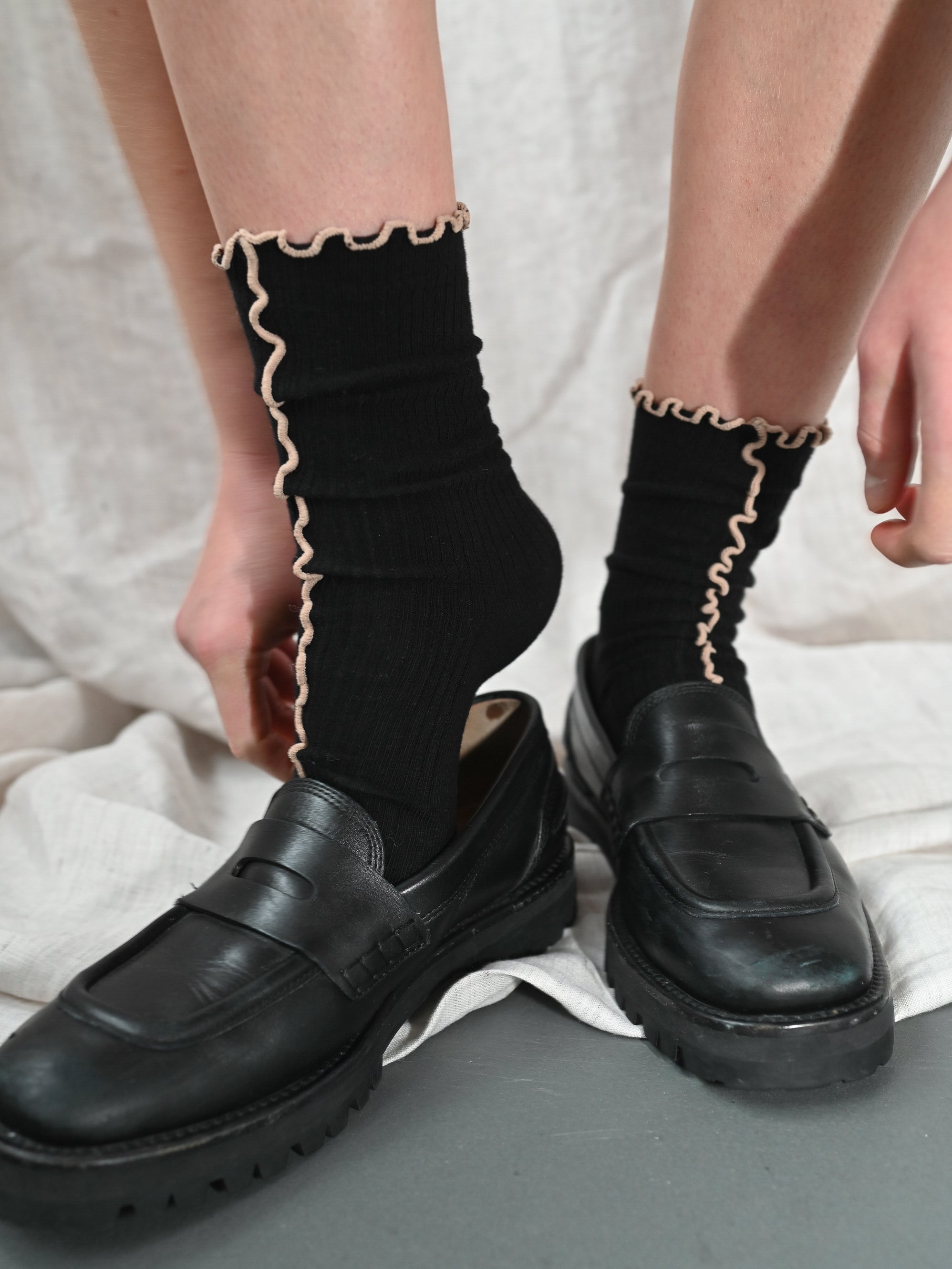 Kusama Socks Black - 2 pack