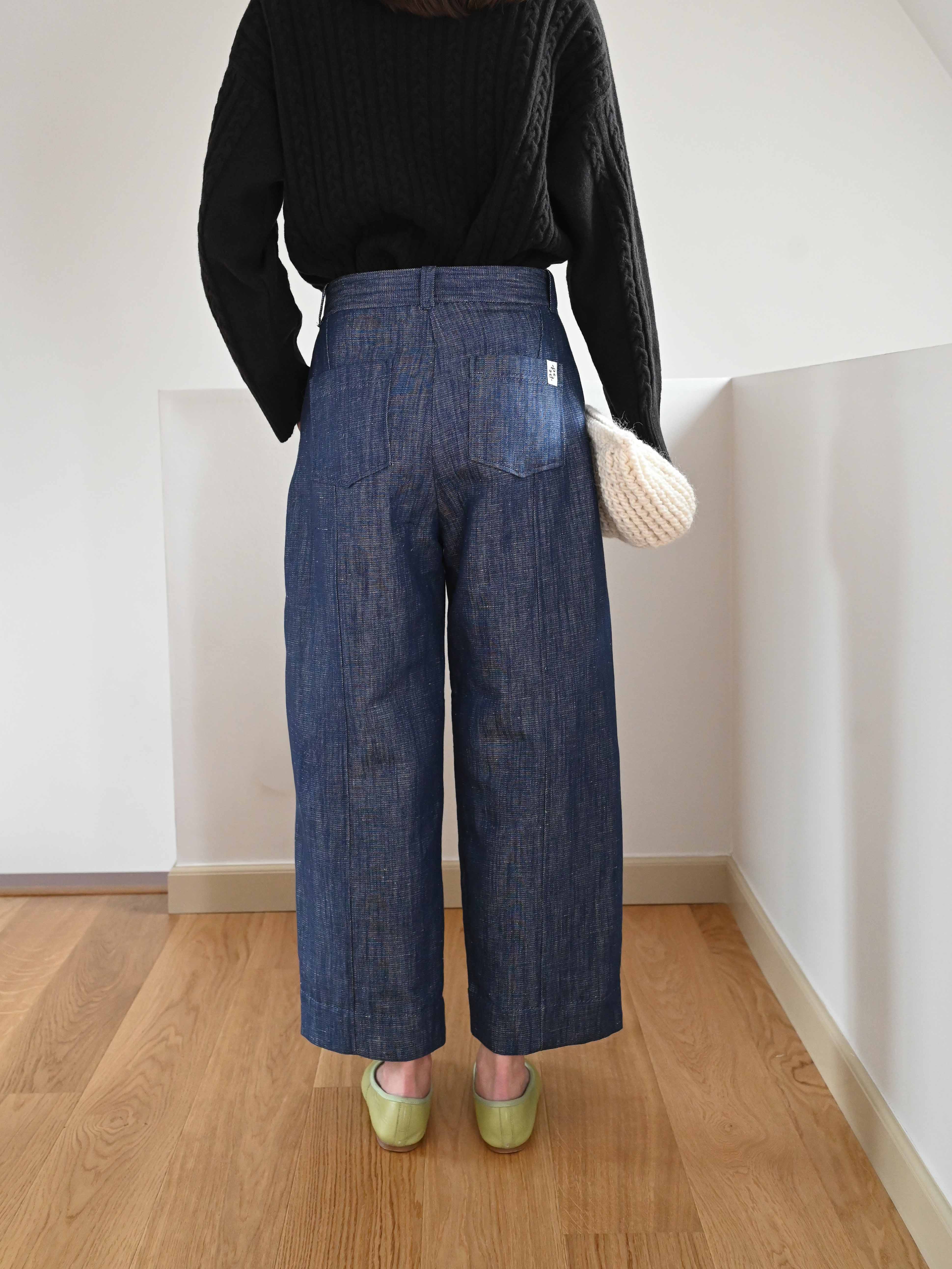 Elna Linen Denim Trousers・PRE-ORDER・First Payment (Full price 2199 DKK)