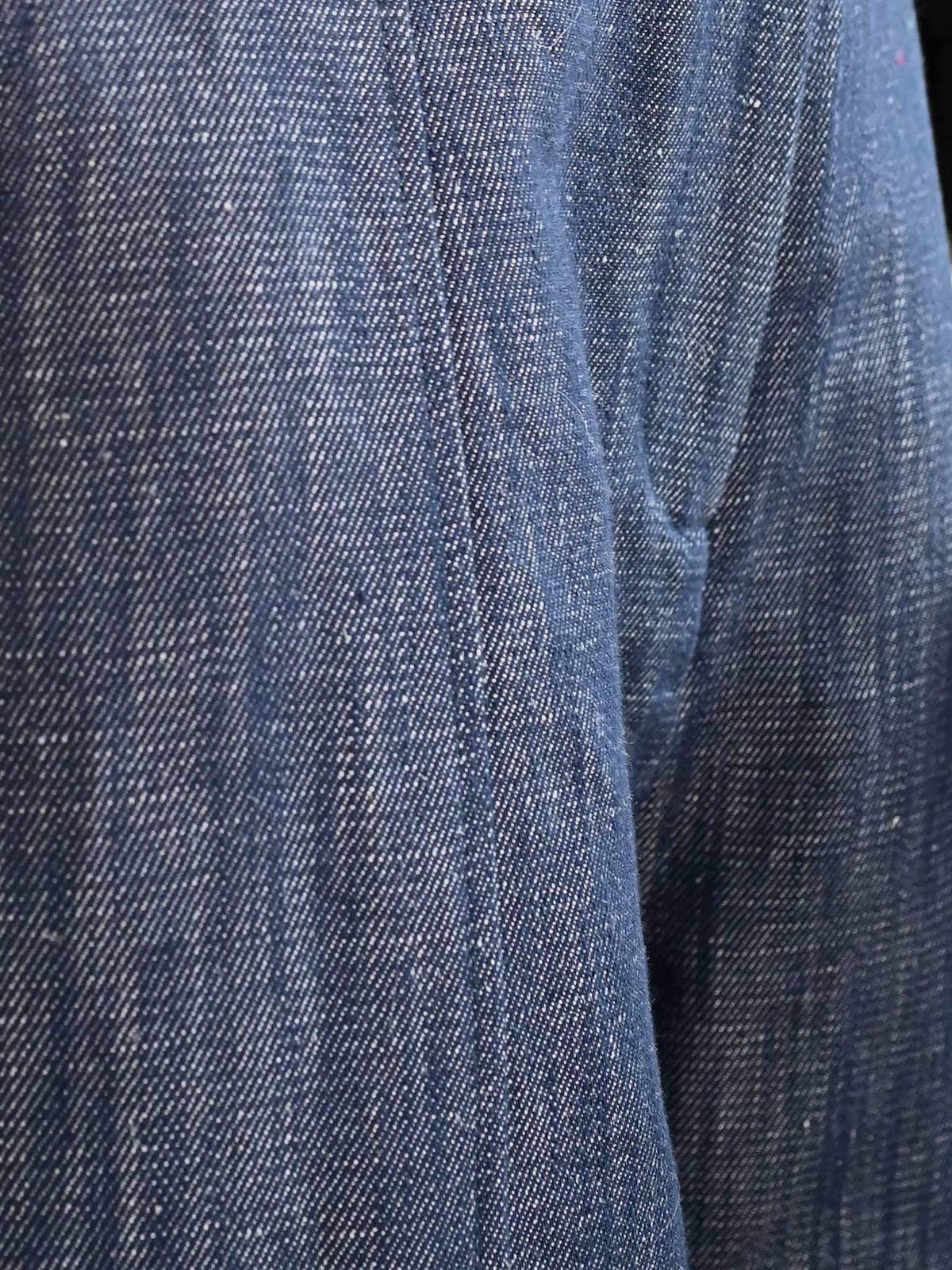 Elna Linen Denim Trousers Blue