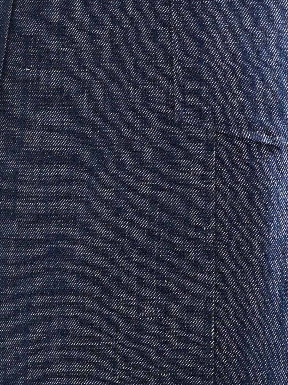 Elna Linen Denim Skirt・Blue