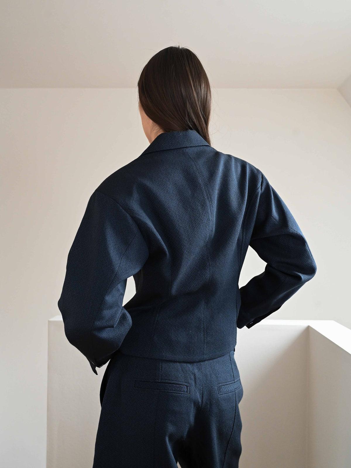 Donna Wool Blazer・Navy