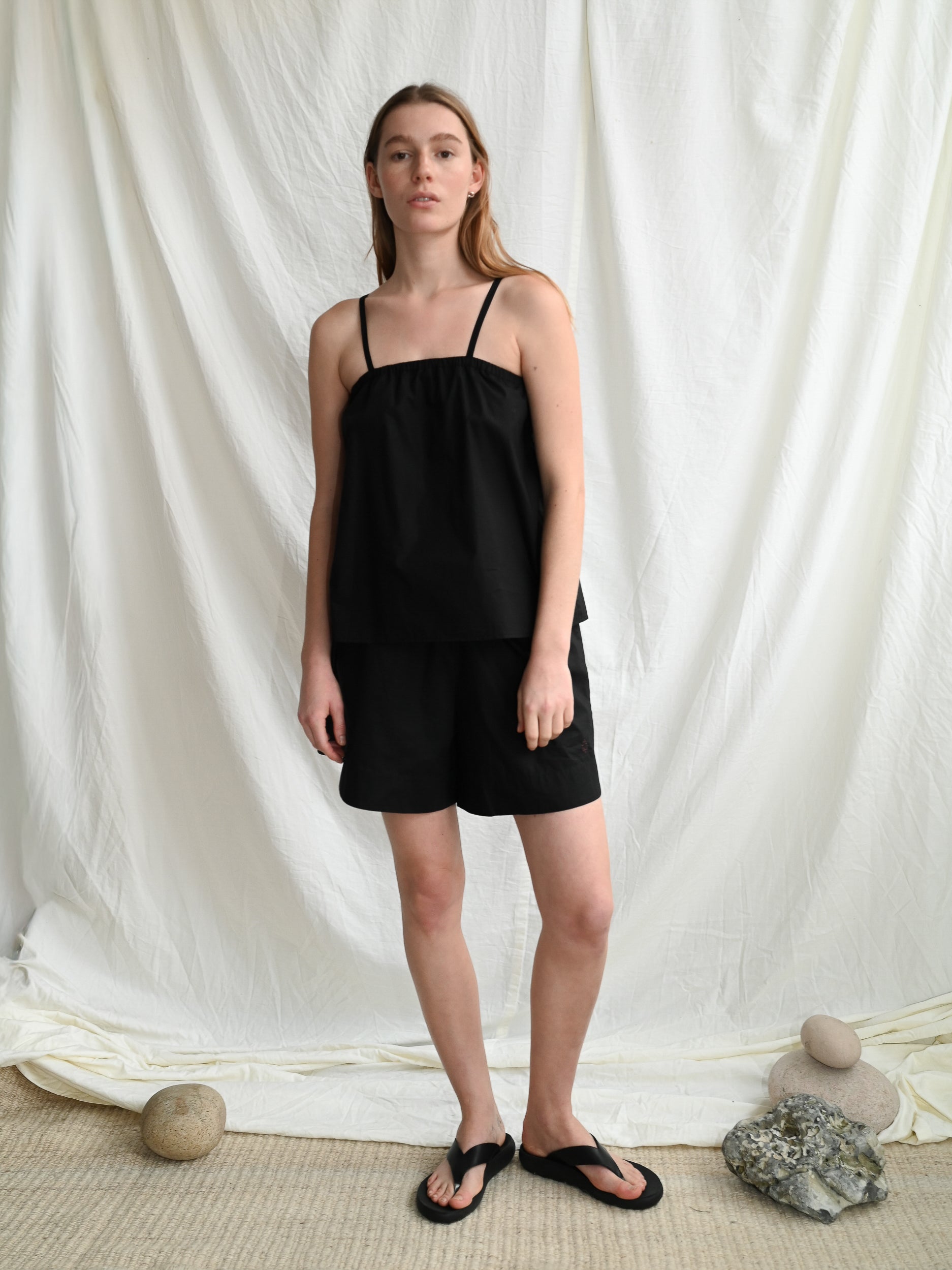 Claire Black Shorts
