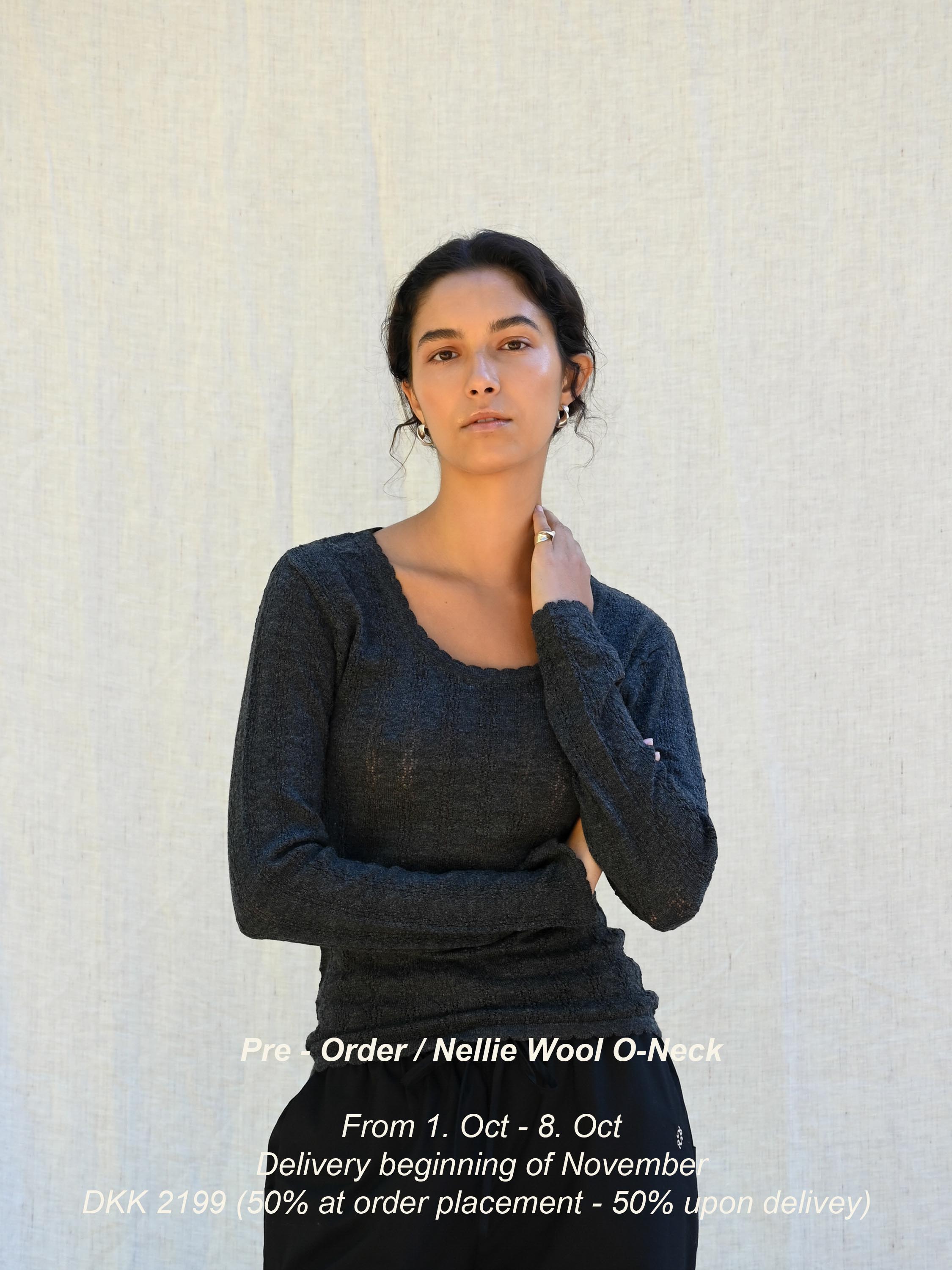 Nellie Wool LS Blouse