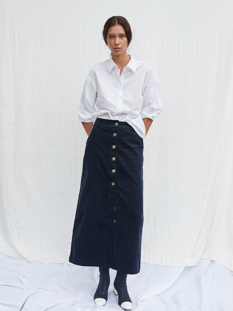 Frances Corduroy Maxi Skirt