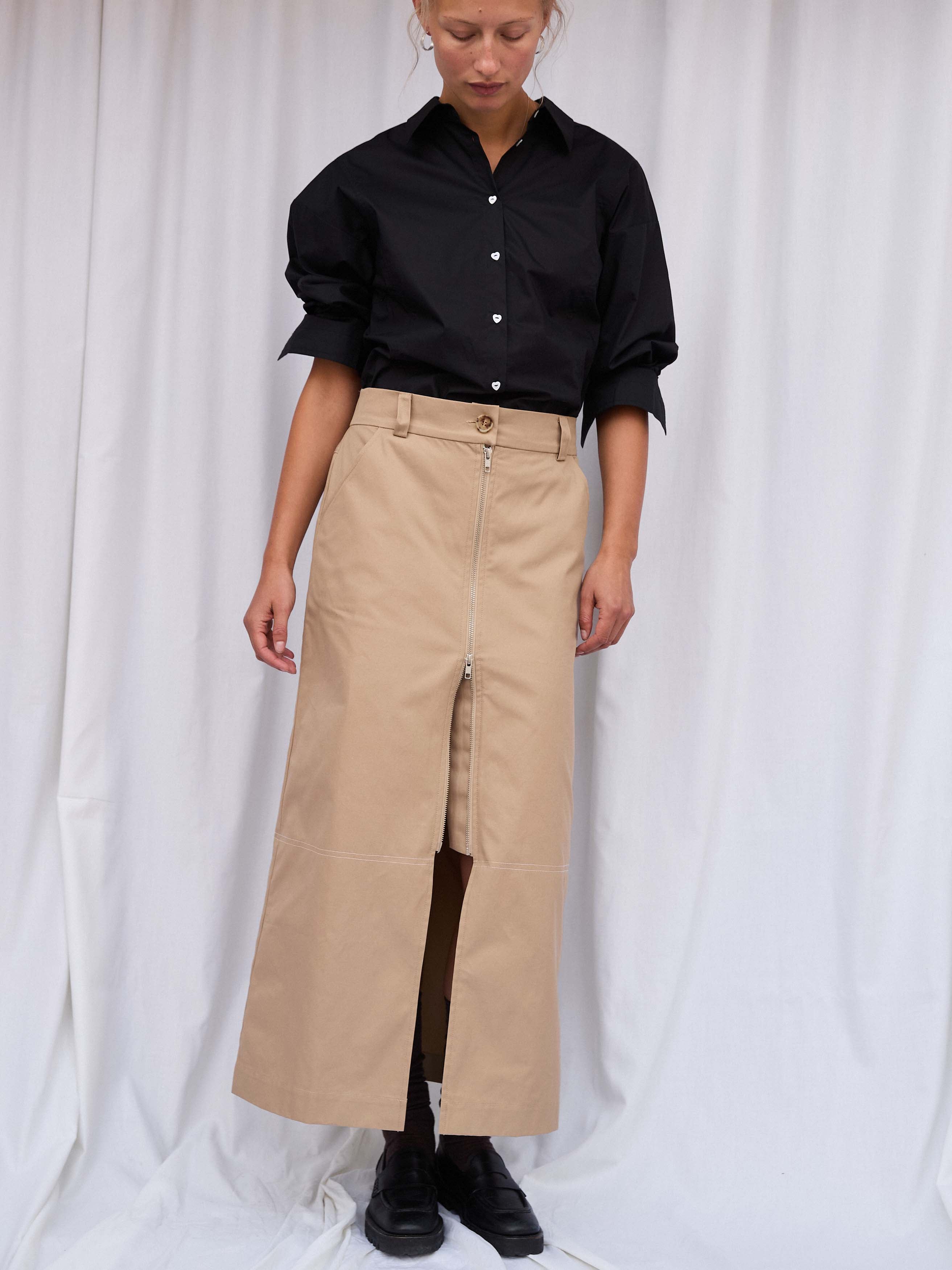 Ida Sand Long Skirt