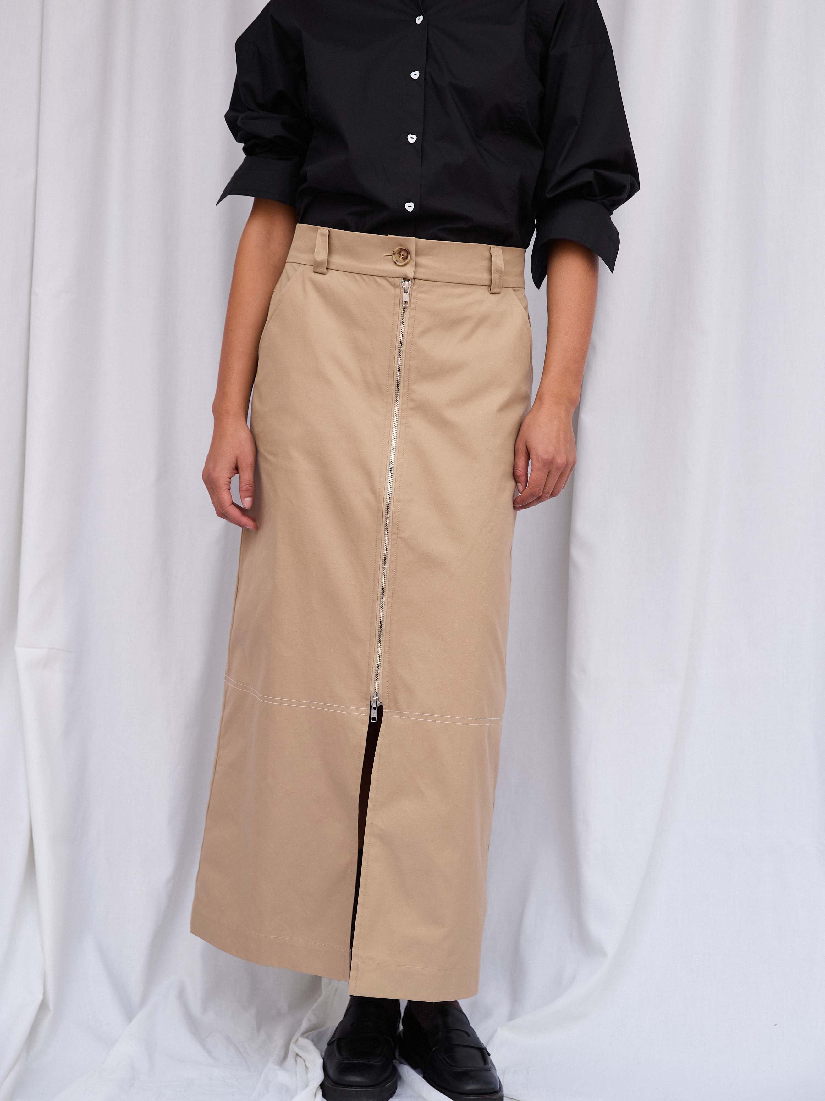 Ida Sand Long Skirt