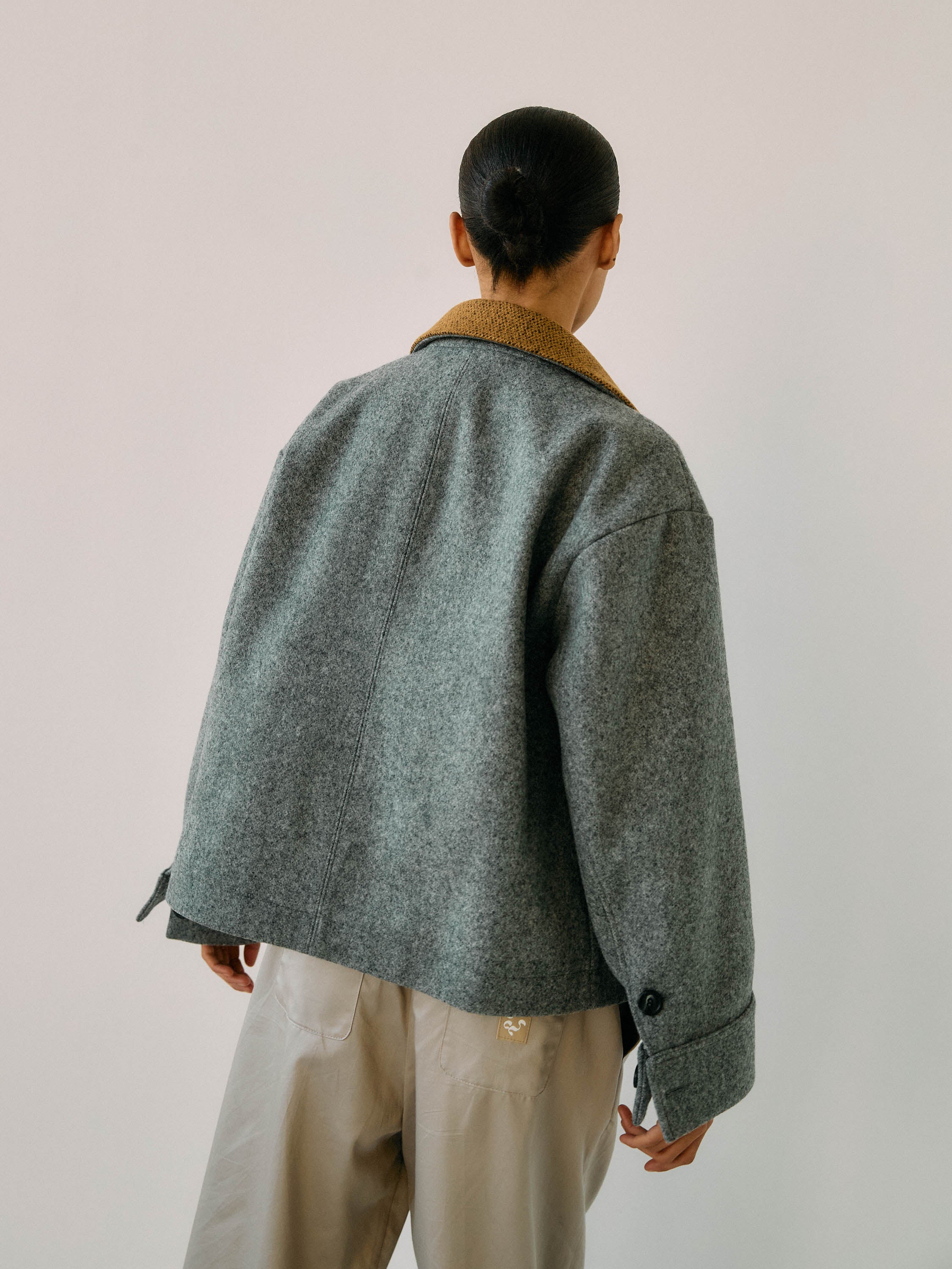 Bine Wool Jacket・Grey