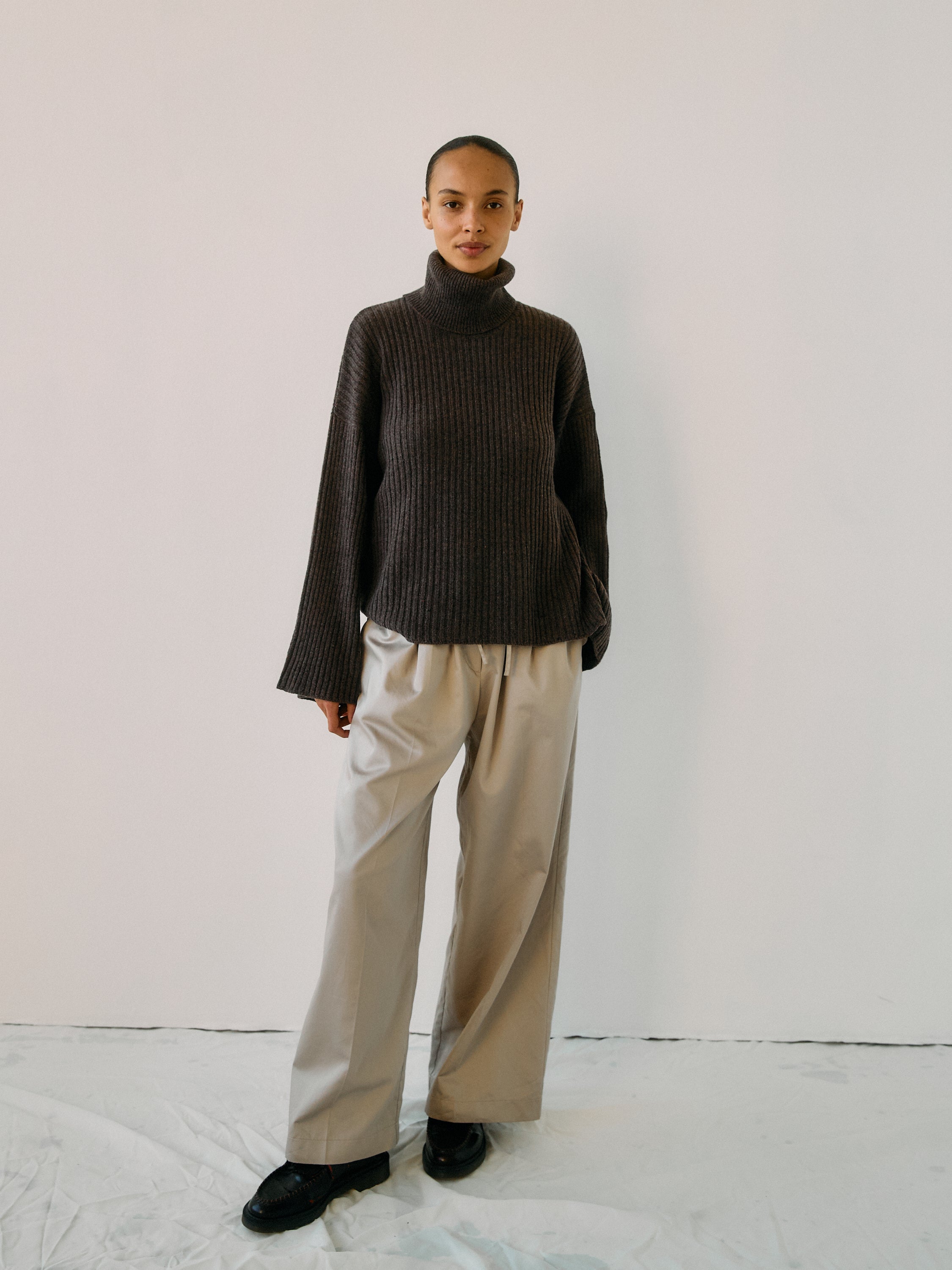 Ellen Cashmere T-Neck Sweater