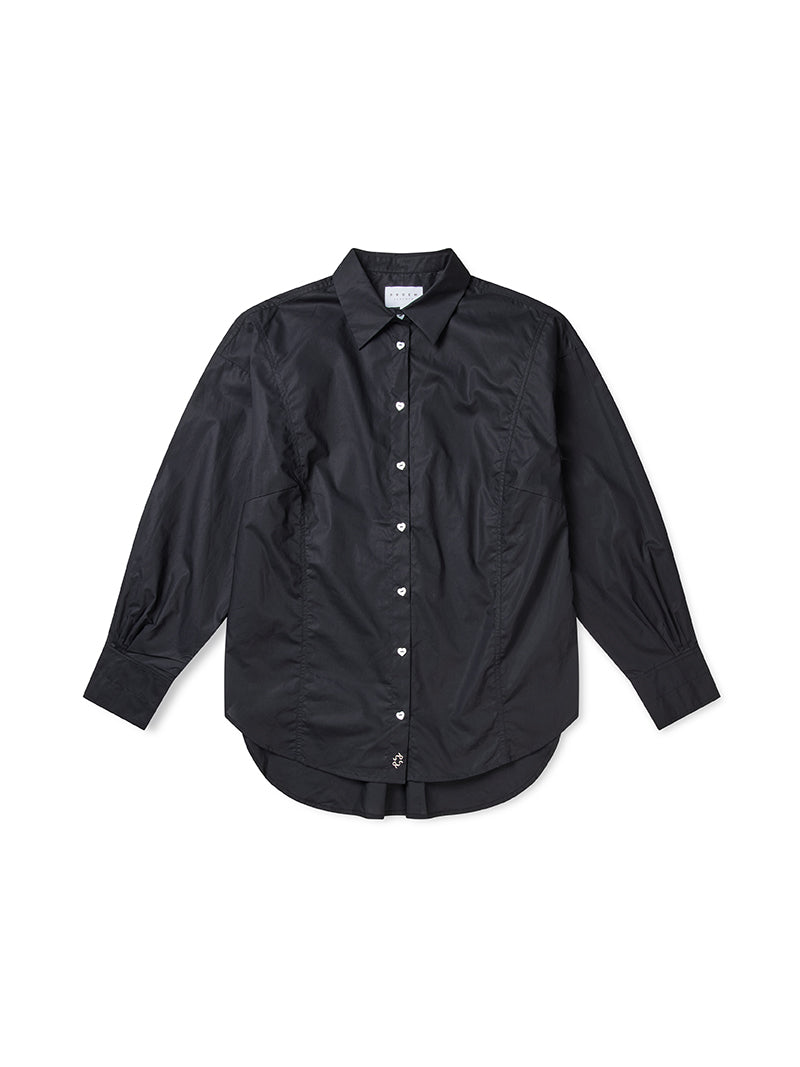 Dagmar Heart Black Shirt
