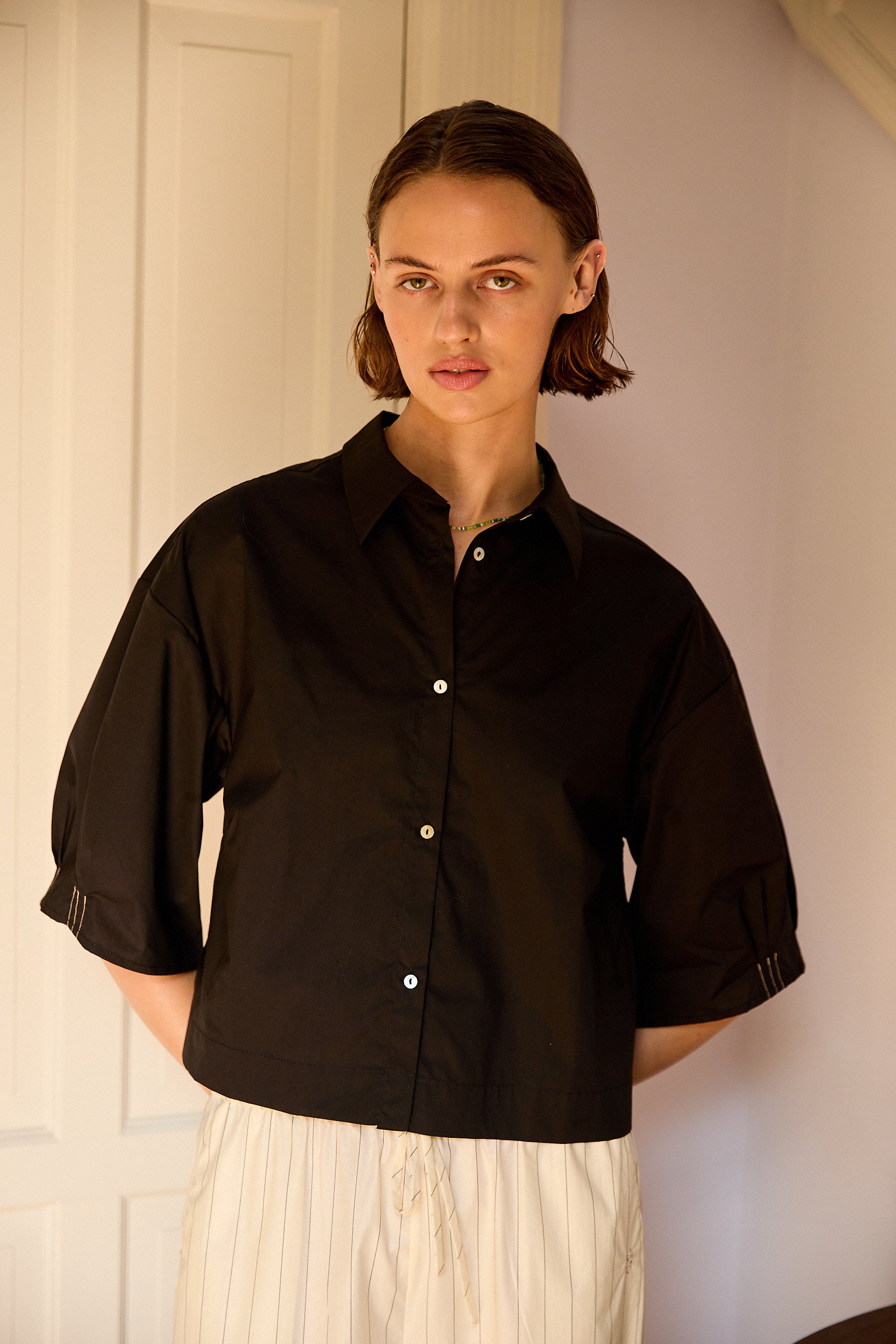 Eloise Short  Black Shirt
