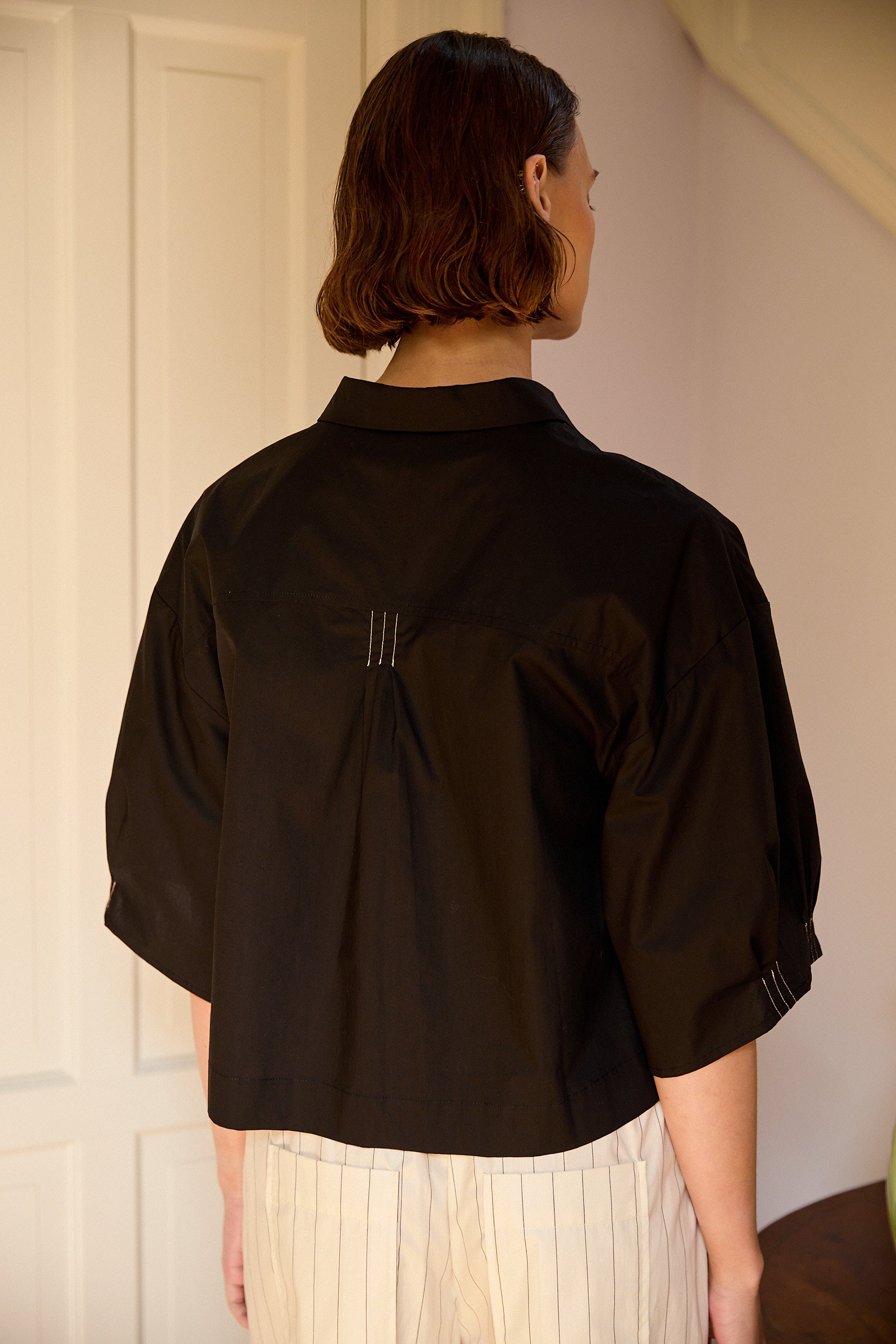 Eloise Short  Black Shirt