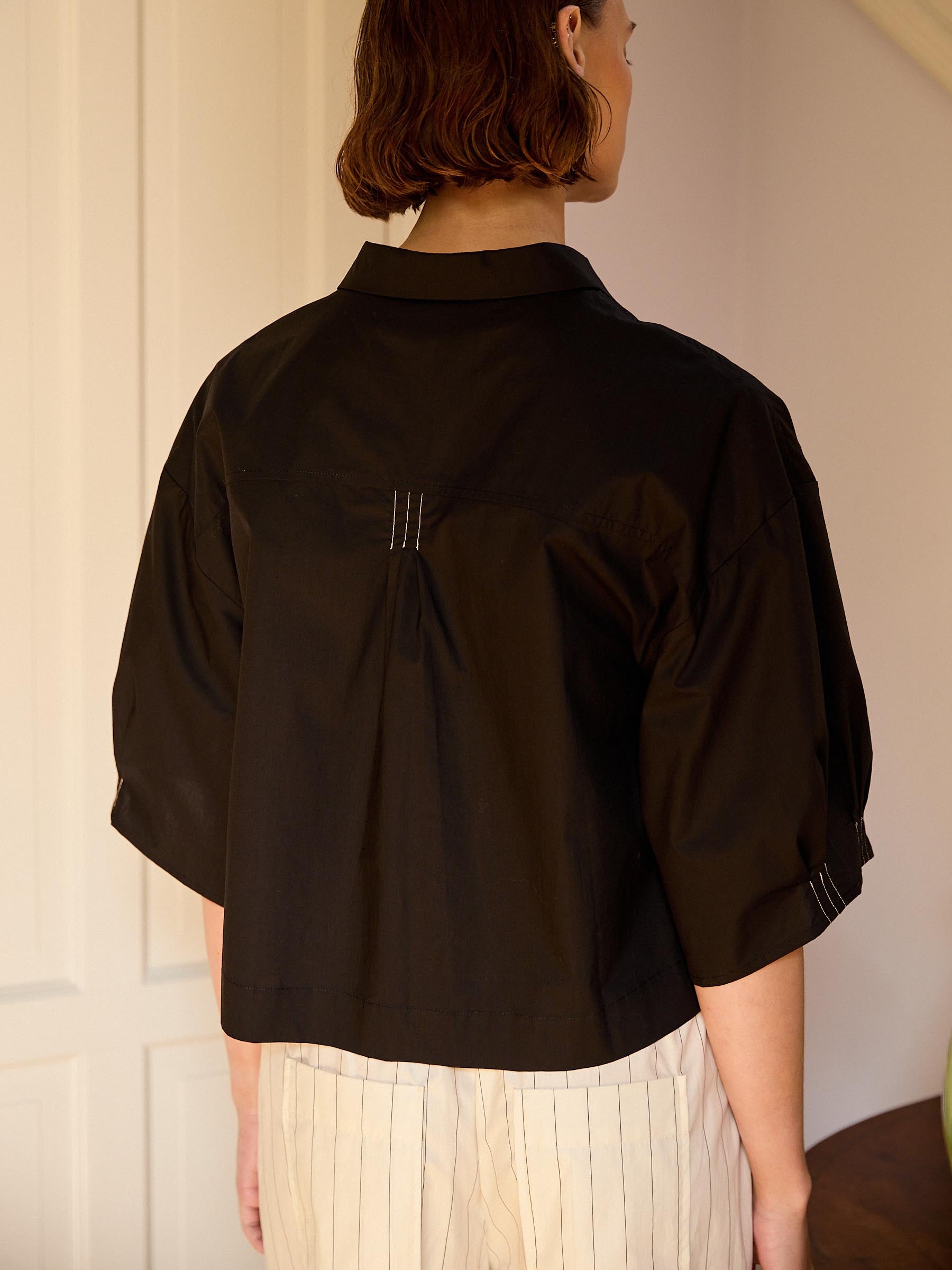 Eloise Short  Black Shirt