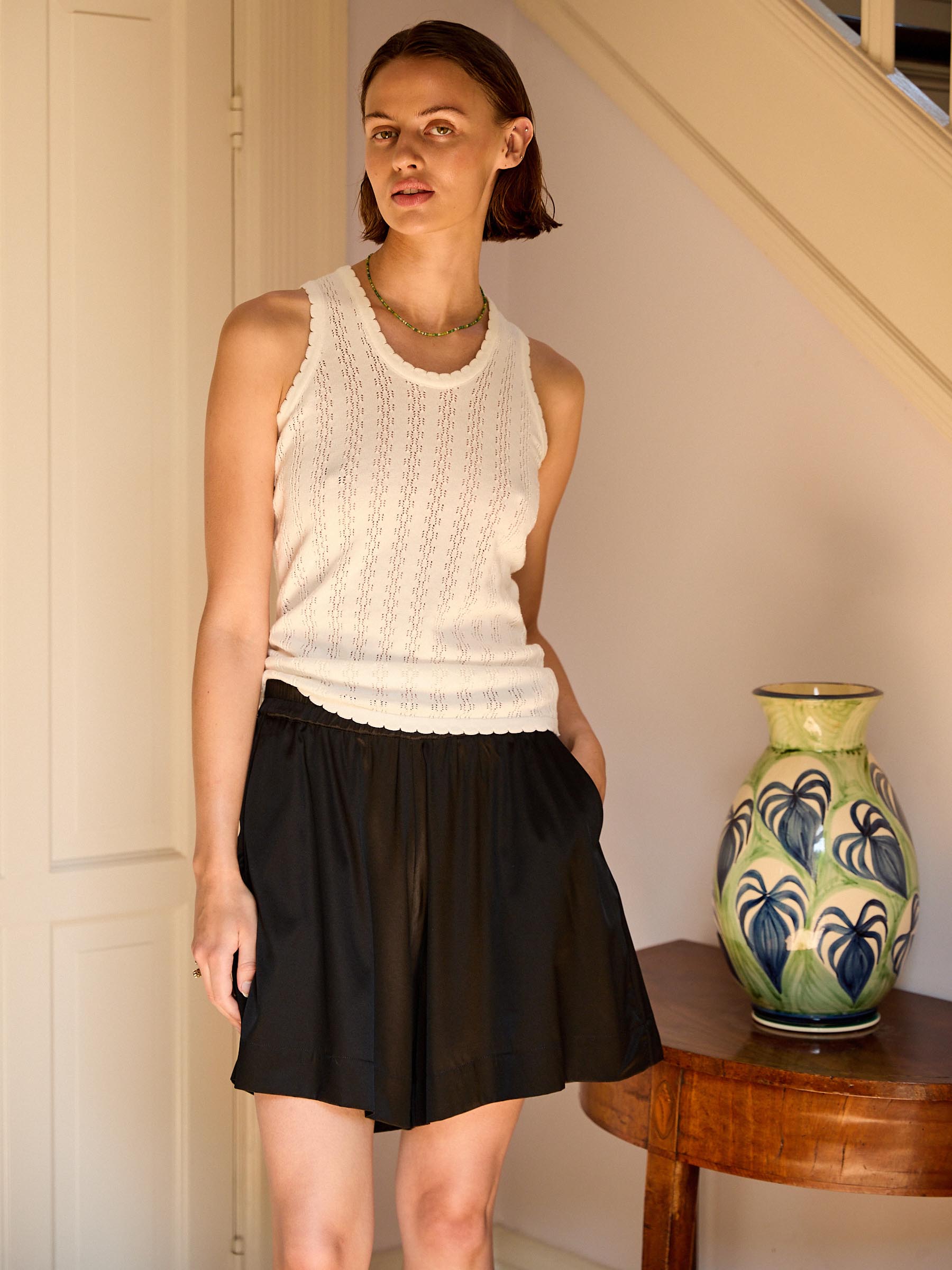 Lil Silk Twill Shorts