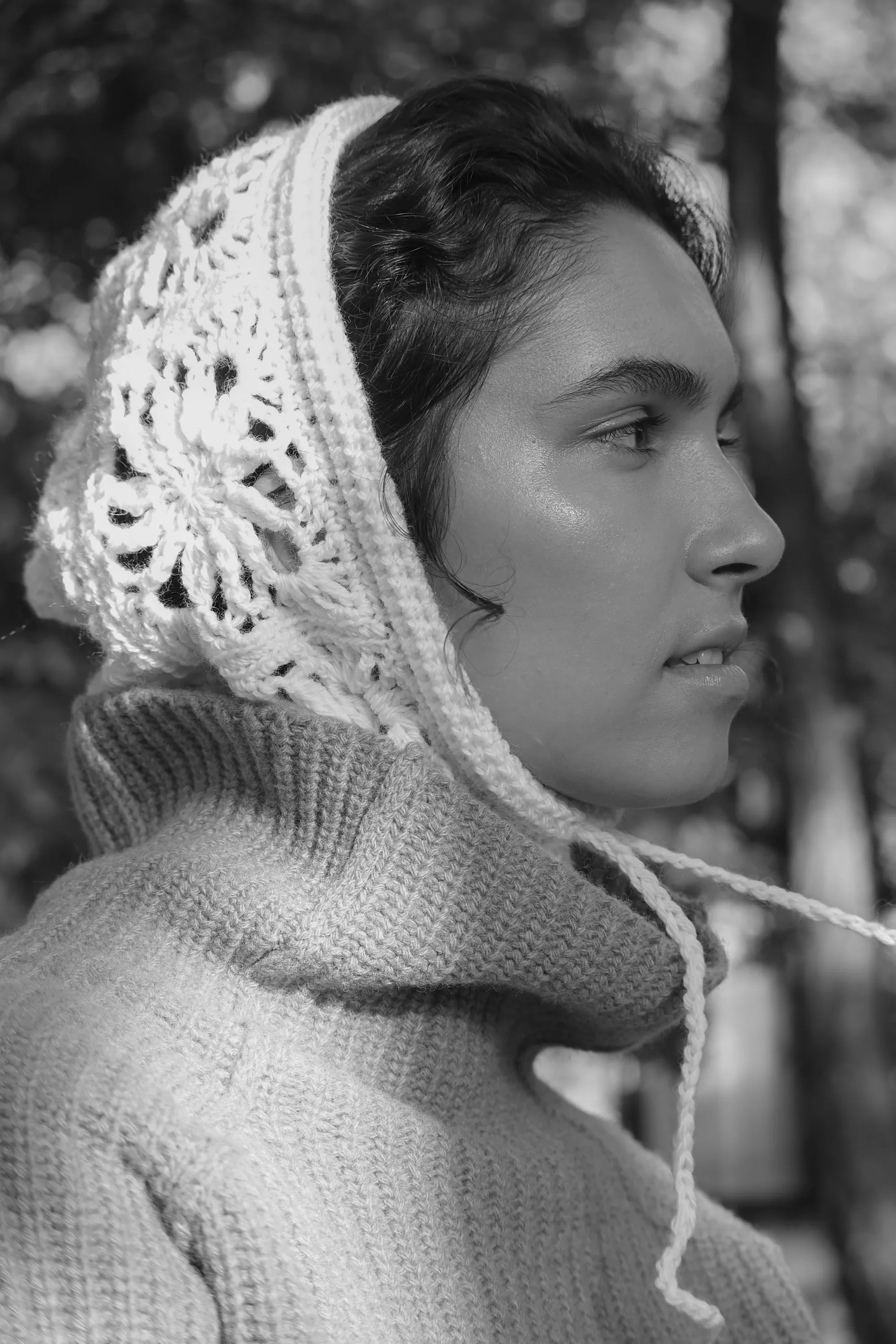 Crystal Crochet Bonnet - The pattern (Danish)