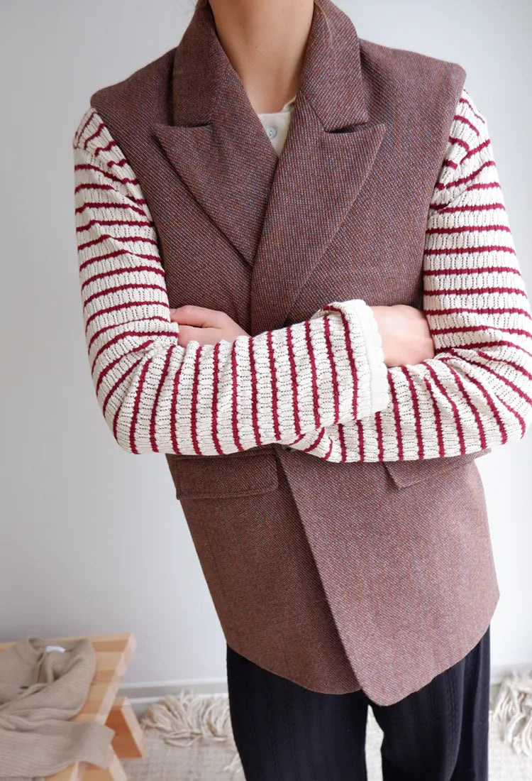 Rose Wool Waistcoat