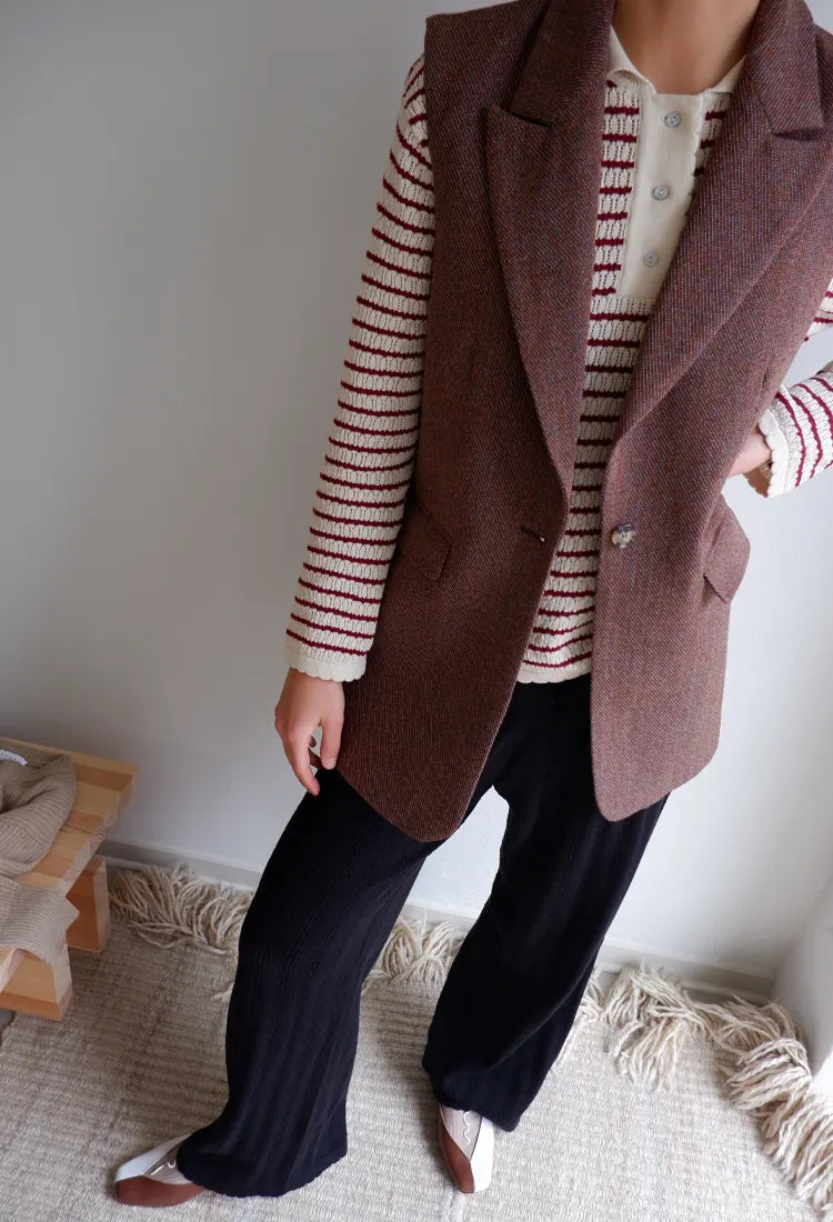 Rose Wool Waistcoat