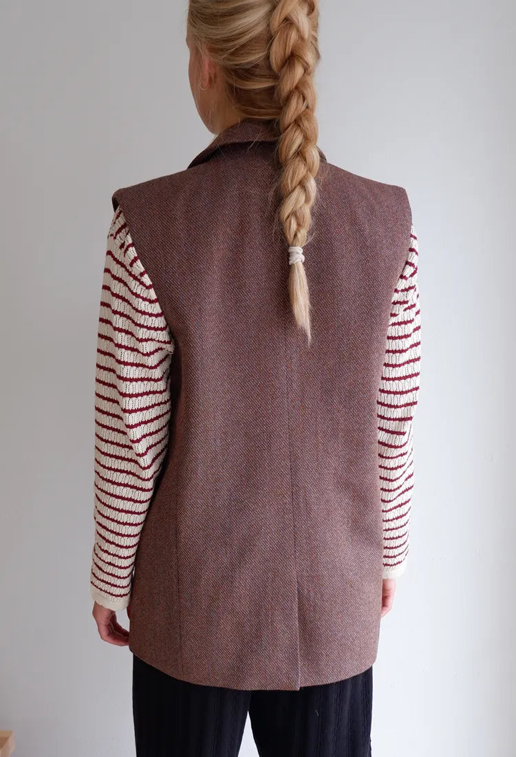 Rose Wool Waistcoat