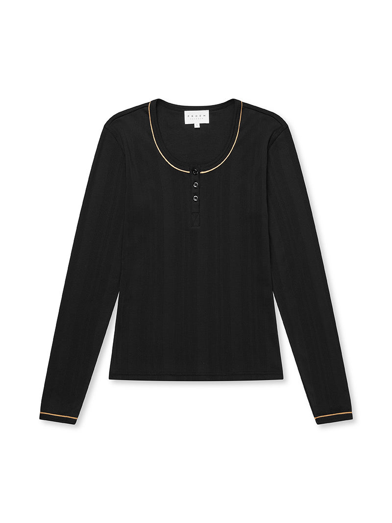 Waves LS Tee Black