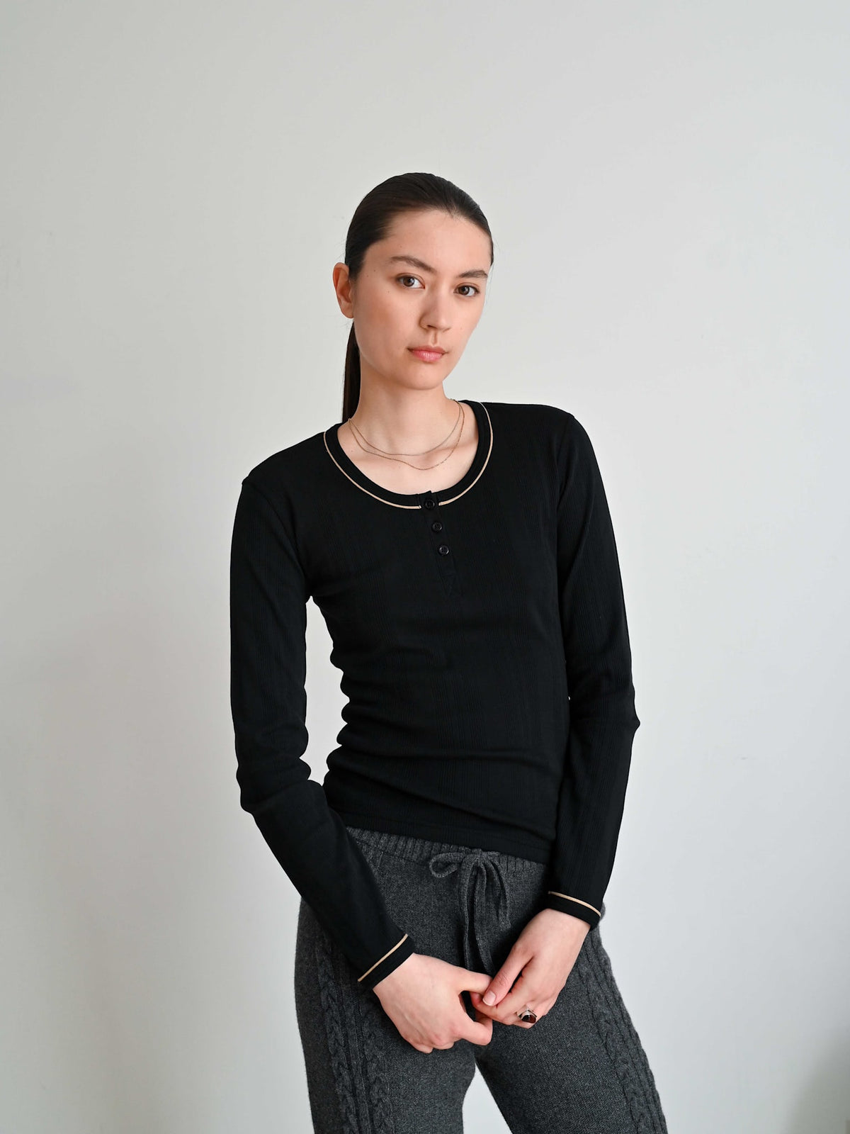 Waves LS Tee Black