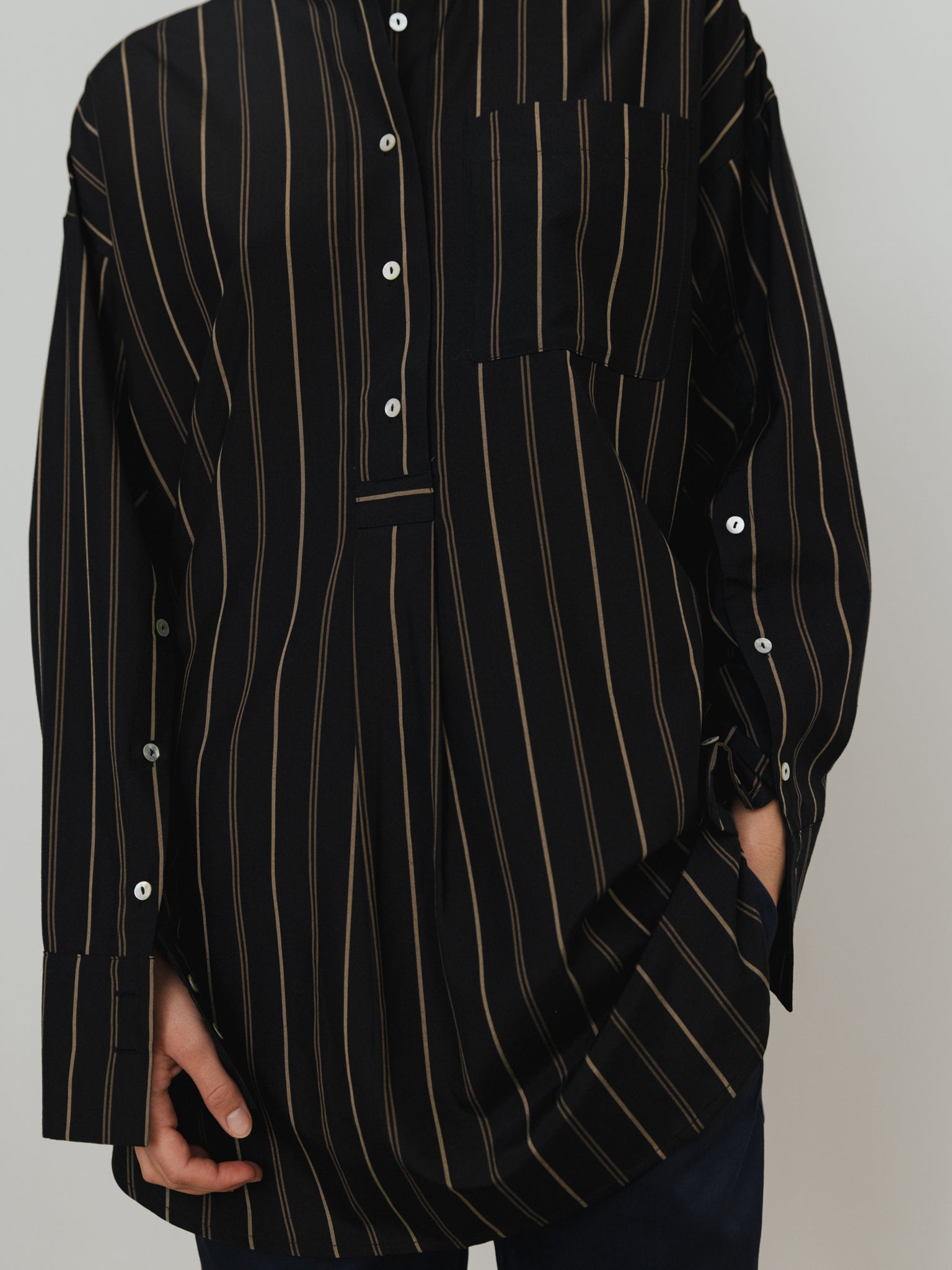 Franka Silk Long Shirt