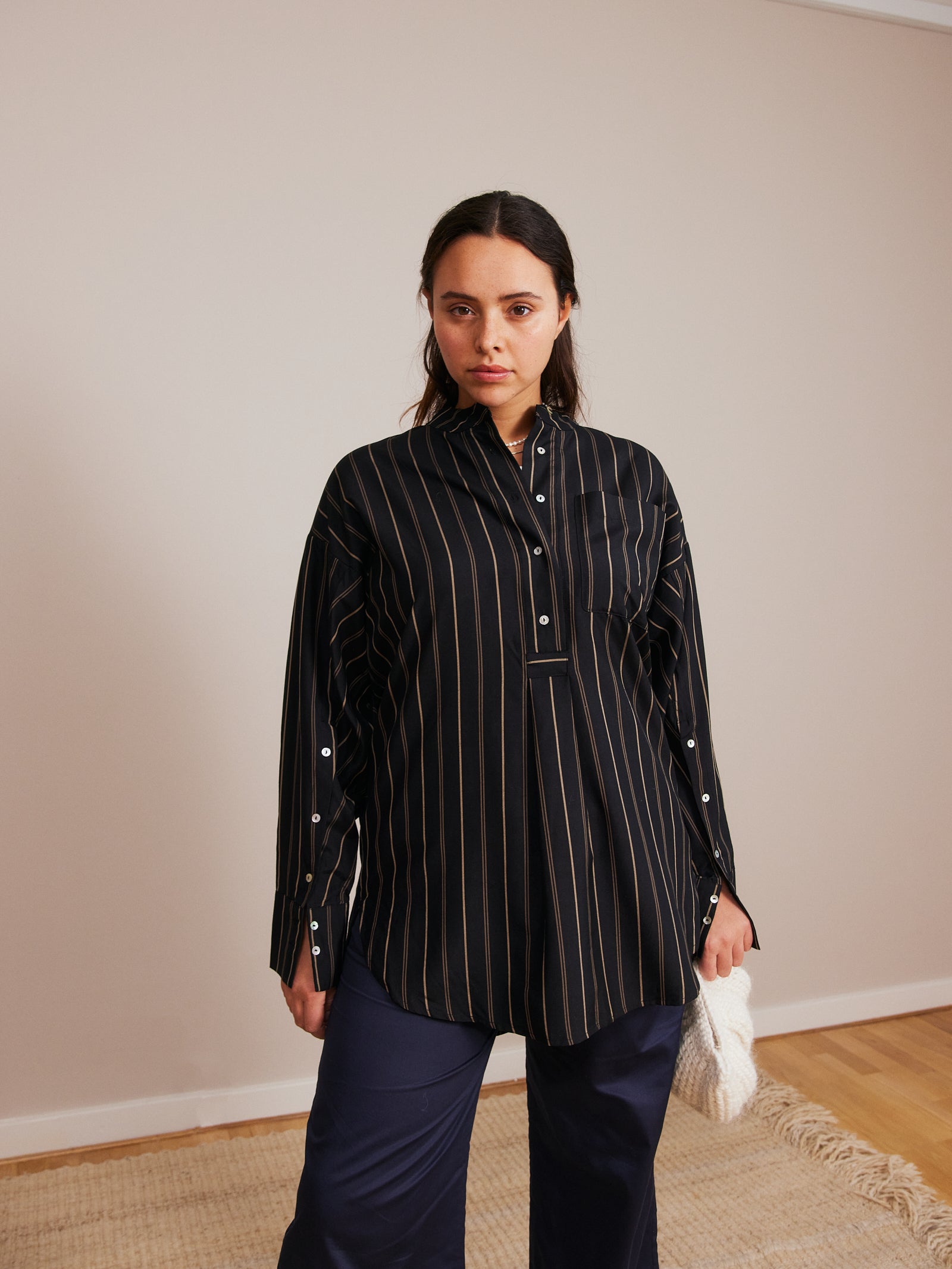 Franka Silk Long Shirt