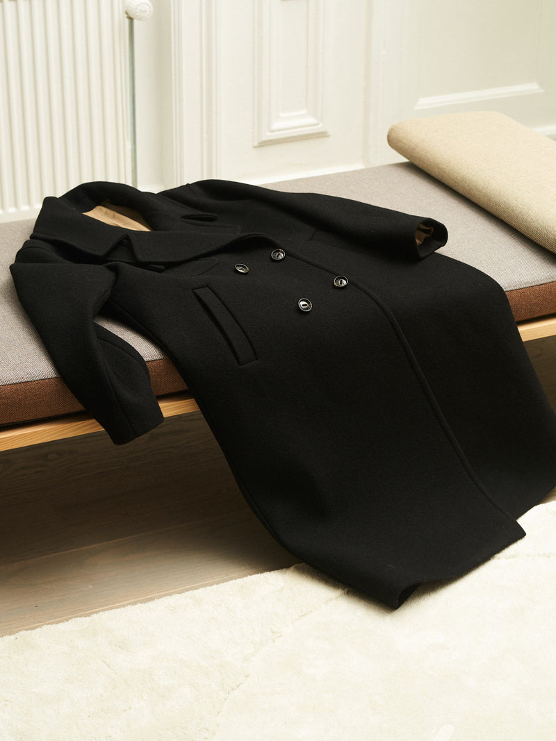 Ferlov Wool Black Coat